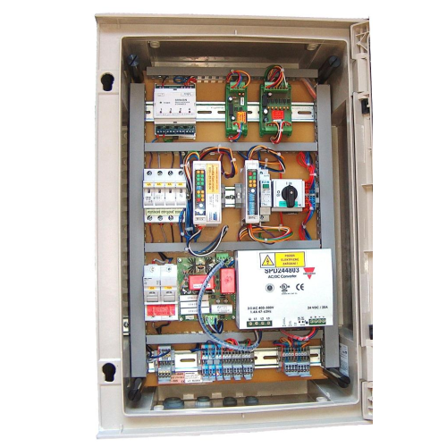Trolleybus switch cabinets