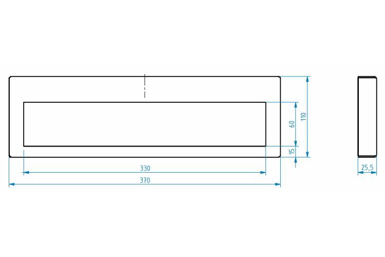 VLP 12×64 - Zobrazovač času a pásma
