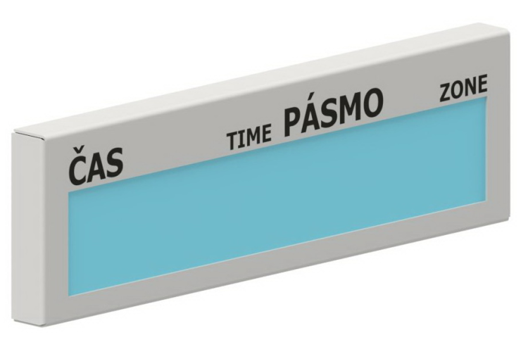 VLP 12×64 - Zobrazovač času a pásma