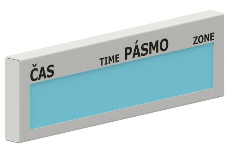 VLP 12×64 - Time and band display