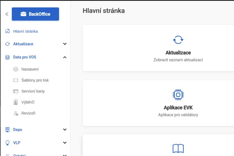 Back Office Sytém