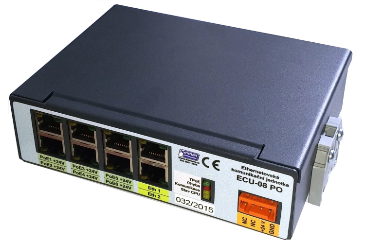 Ethernetový přepínač ECU-08P0