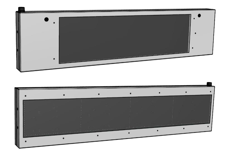 Boční kombinovaný panel– VCSP 20Dx128GI/37WE