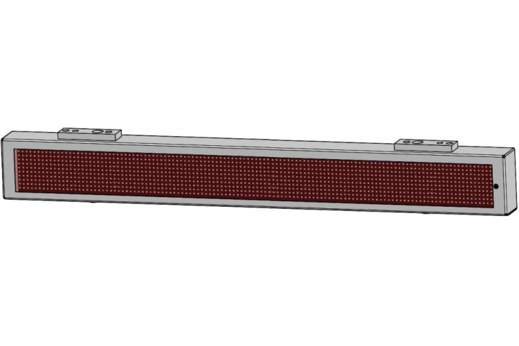 Indoor LED panel, single line - VLP 10 × 12x