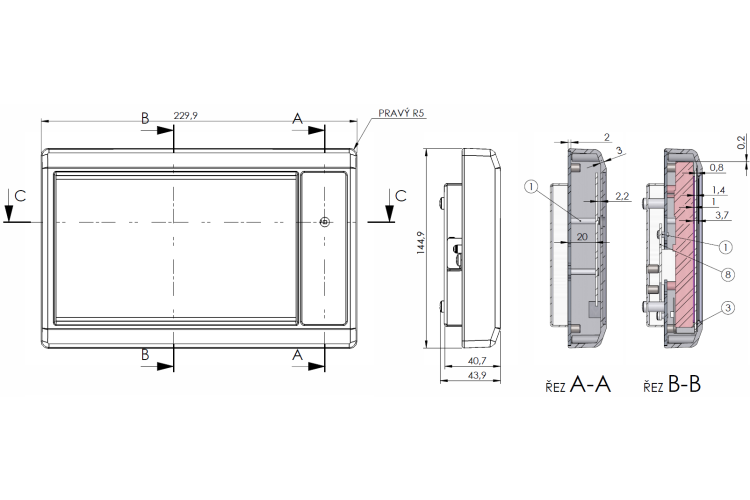 LCD driver terminal EPT 4.08C