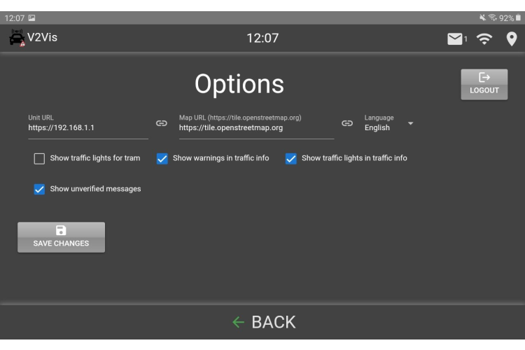 V2Vis application